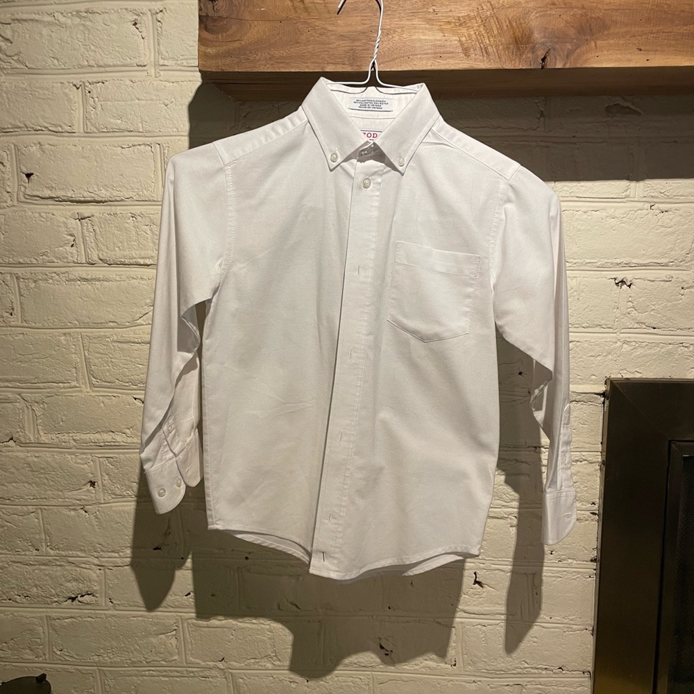 Boys button down shirt.